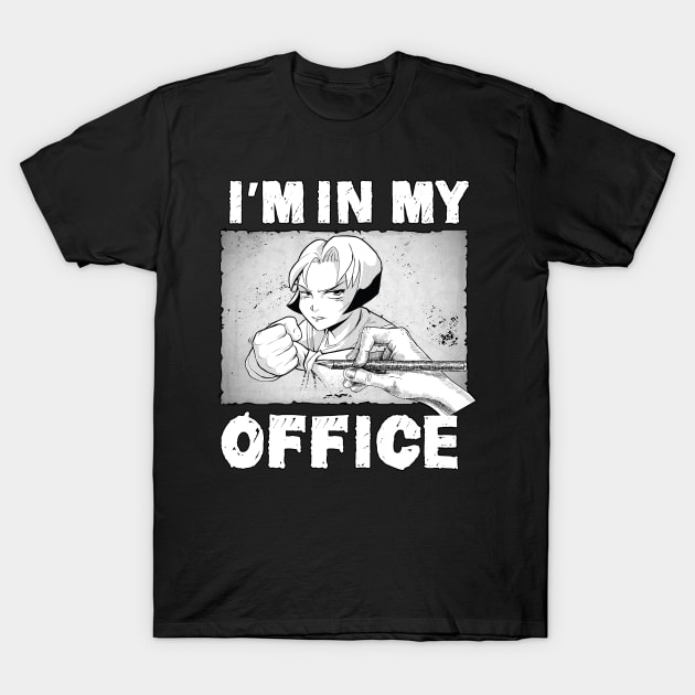 I'm In My Office Anime Sketch Artist Sketching T-Shirt by TheTeeBee